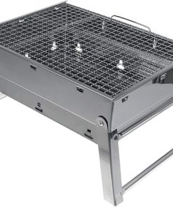 Patio Barbecue Charcoal Grill Foldable BBQ Grills Stove Stainless Steel Outdoor Camping Picnic Barbecue BBQ Accessories Tools