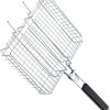 Impact-resistant Bbq Tools 6pcs Skewers Wood Handle for Outdoor Grilling 4