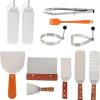 Grilling Accessories BBQ Grill Non-Stick Plate Set Outdoor Roasting Tool Portable BBQ Tool Kit 3