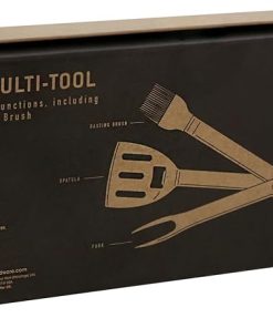 Gentlemen’s Hardware – Detachable 5-in-1 King of the Grill BBQ Multi-tool, For At Home or On The Go, Stainless Steel, Versatile, Convenient 2