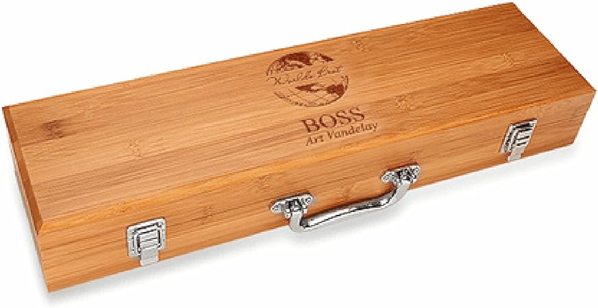 Executive Gift Shoppe | World’s Best Boss Personalized Bamboo Barbecue Utensils Executive Gift Shoppe | World's Best Boss Personalized Bamboo Barbecue Utensils