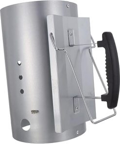 BBQ Tool Outdoor Cooking Chimney Starter Carbon Barrel Spacious Ventilation Holes Easy Light