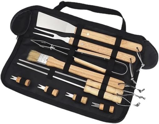 Stainless Steel BBQ Tools Grill Tools Set for Cooking, BBQ Accessories Grilling Tools, Backyard Barbecue & Outdoor Camping for Man Dad Women Barbecue Enthusias