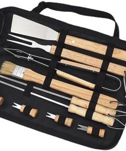 Stainless Steel BBQ Tools Grill Tools Set for Cooking, BBQ Accessories Grilling Tools, Backyard Barbecue & Outdoor Camping Gift for Man Dad Women Barbecue Enthusiasts Set of 10
