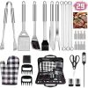 Barbecue Tool Shovel Frying Shovel Stainless Steel Shovel Iron Plate Barbecue Shovel Steak Barbecue Set 3