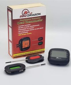 BBQ Dragon Wireless BBQ Thermometer – Bluetooth Thermometer for Smoker & Grill – 6-Channel Bluetooth Meat Probe with 2 Probes – Smart Grill Thermometer Wireless for Outdoor Grilling & Cooking 2