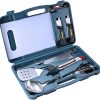 Accessories Sets 13 Pcs Grill Accessories for Camping BBQ Heavy Duty Spatula Scraper Cleaning Kit Cooking Utensils Set Carry Bag Included 4