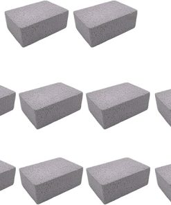 1/5/10PCS BBQ Grill Cleaning Brush Brick Block Barbecue Cleaning Stone Pumice Brick for Barbecue Rack Outdoor Kitchen BBQ Tools(10PCS)
