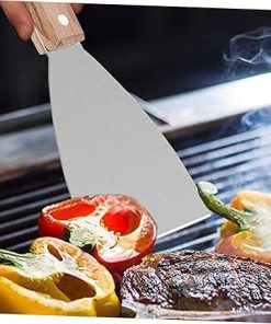 Grill Utensils Set 8pc BBQ Tool Kit Griddle Grill Accessories Grilling Spatula Flat Spatula Outdoor Cooking Utensils 2