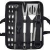 Barbecue Tool Set Grilling Accessories BBQ Grill Tools Set 10PCS BBQ Utensils Set with Wooden Handle -Stainless Steel Grill Tools Set for Outdoor Camping Barbecue 4