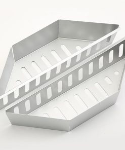 Stainless Steel Charcoal Basket, Char-Basket Coal-Briquettes Holder for Even Heat Charcoal Briquette Holder Outdoor BBQ Tool & Accessories 2PCS