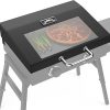 Rico & Plato Mindi Large Gray Wood Barbecue Grill Accessory Caddy | 15 3/4″ L x 7 7/8″ W x 9 7/8″ H 3