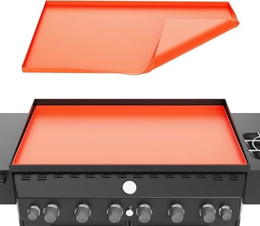 Silicone Griddle Mats Grills Protective Silicone Mats Protective Grills Silicone Texture for Grilling Rack - Image 2
