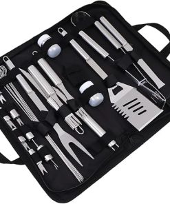 BESPORTBLE BBQ Tools Stainless Steel BBQ Utensils Kit Grilling Accessories for Men Outdoor Camping