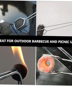 4 Pcs Charcoal Clip Multipurpose American Flag Bandanas Extra Kitchen Tongs Kitchen Accessories Metal Cooking Tongs Multitools Metal Serving Tongs Coal Tongs Ir 2