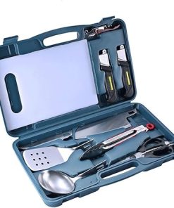 Heavy-Duty Barbecue Tool Set, Stainless Steel Barbecue Accessories, Portable Outdoor Barbecue Equipment, Food Grade Stainless Steel, Camping Picnic Barbecue Gift 2