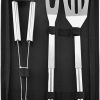 BBQ Grill Accessories, 20 Pcs Griddle Accessories Kit with Griddle Spatula, Scraper and Egg Rings, Stainless Steel Griddle Tools Set for Outdoor BBQ and Camping 4