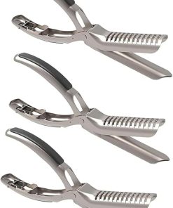 Rib Prep Pro, BBQ Rib Skinner, Ribs Membrane Remover Stainless Steel Tool Kit, Stainless Steel Ribs Membrane Remover Tool, Dishwasher Safe BBQ Accessories (3pcs)