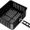 Fried Basket, Metal Black Fry Basket Kitchen Home French Fries Fry Basket Restaurant Snack Kitchen Tools Cooking Assistant Kitchen Cooking