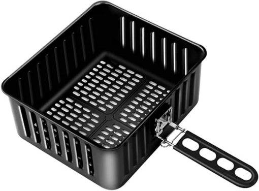 Fried Basket, Metal Black Fry Basket Kitchen Home French Fries Fry Basket Restaurant Snack Kitchen Tools Cooking Assistant Kitchen Cooking