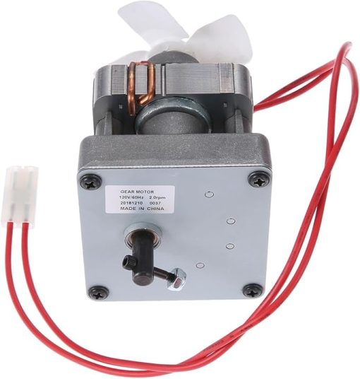 2.0 RPM Barbecue Auger Motor Fit for Pit Boss Electric Wood Pellet Grill Gear Motor BBQ Oven Stove Fireplace Parts Replacement Nicely