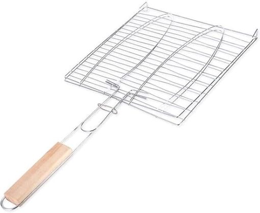 MaGiLL Barbecue Grilling Basket,Outdoor Barbecue Accessories with Handlegrills Grilled Burger Tools Supplies