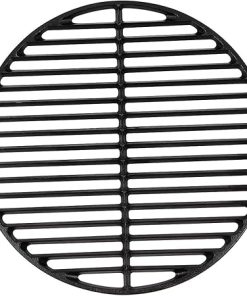 KAMaster Cast Iron Cooking Grids Grates with Grill Grate Lifter,Round Grill Grate for Medium Big Green Egg 2