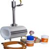 Charcoal Roast Duck Oven 23.6x53inches Commercial Barbecue Roaster Stainless Steel BBQ Chicken Grill Beijing Duck Roasting Machine with 15 Hooks and Furnace 4