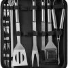 Chef-Master KTBQ7 8 Piece Barbeque Set in Carrying Case 3