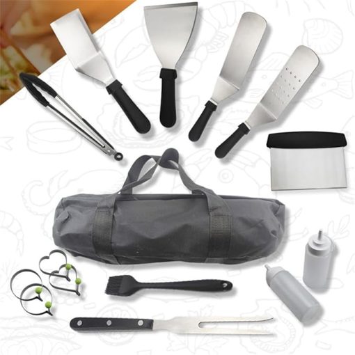 Outdoor Stainless Steel Barbecue Tools Hotel Restaurant Iron Plate Barbecue Tools - Image 2