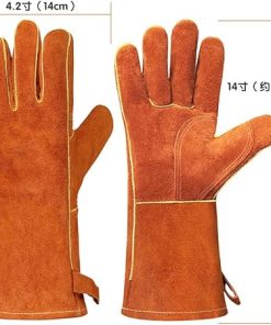 Barbecue Gloves Heat Resistant Oven Kitchen Baking Cooking Welding Gloves Camping Grill Tools 2