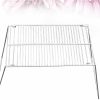 BBQ Grill Grill Barbecue BBQ Wire Camping Grid Mesh Campfire Racks Steel Tools Fit for Mini Cooking Folding Stainless Pot Grate Accessories Picnic (Color : 25x32cm, Size : 1)