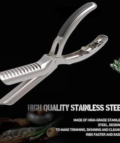 Rib Prep Pro Stainless Steel Rib Membrane Remover Tool – Ergonomic Design for Effortless BBQ Rib Preparation – Dishwasher Safe BBQ Accessory (3PCS) 2