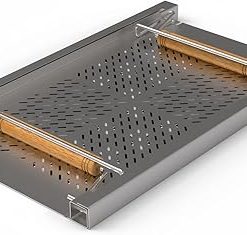 Adjustable Grill Warming Rack for Blackstone Flat Top Griddle 28 inch – Stainless Steel Warming Cooking Rack | Grates Grids Accessories for Weber and Most Flat Top/Table Top Griddle Grills 2
