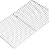 Gas Grill 2pcs Barbecue Stainless Steel Rack,Cooking Barbed Wire Rack,Outdoor Courtyard Spare net,Barbecue Accessories, 4