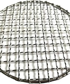 HEAGER Stainless Steel Cooking Grate Grid, Grids Grates Stainless Steel Round BBQ net Grill Mesh Roast Nets Bacon Grill Tool Iron Nets Barbecue Accessories Non-Stick BBQ Mat Grid(15cm)