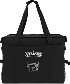 ASMOKE Essential Storage Bag – Custom Fit Grills & BBQ Accessories, Weather-Resistant, Multi-Compartment Design with Carrying Handles, Foldable for Compact Storage 2