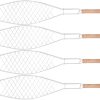DragonPack 4600 L Stainless Steel Barbecue Cutlery Set Versatile Barbecue Accessories Includes Precision Tongs, Protective Case and Durable Charcoal Basket 4