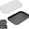 3x Sear Perfection Stackable Steak Weight (4.5lb Total). Chef-Grade Stainless Steel Round Stacking Grill Press for Meat, Bacon, Burgers. Great Gift for Dad or Griddle, Skillet, or Flat Top Enthusiast 4