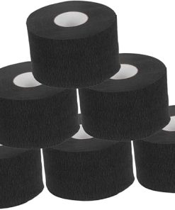 6 Rolls Hairdressing Neck Wrap Hairdressing Accessory Tool Neck Tape Hair Cutting Neck Strips Barber Tool Barber Neck Band Barber Neck Strips Hair Styling Neck Strips Black Paper/1093