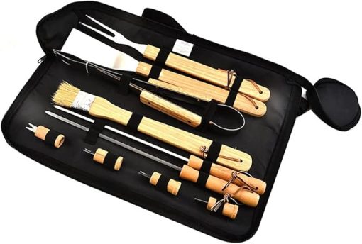 BBQ Grill Accessories, Grill Utensils Set, 10PcsStainless Steel BBQ Tools Set for Men & Women Grilling Accessories Camping Backyard Barbecue