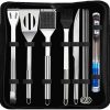Stainless Steel Barbecue Grilling Tools Outdoor Camping Cooking Tools Set Grill Accessories Kit with Bag 3
