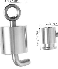Totority 5 Sets Sturdy Rotisserie Rack Rotisserie Weight Stainless Steel Spit Balance for Even Cooking 2