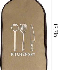 BBQ Grill Kit,BBQ Set Utensils, Stainless Steel Barbecue Grilling Accessories,BBQ Grill for Men Camping/BackyardBarbecue, Outdoor Cookware Set(9PCS) 2