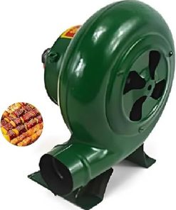 Iron Gear Popcorn Fan Manual Fan, Outdoor Cooking BBQ Fan Air Blower, Manual Iron Gear BBQ Blower, Energy Commercial Air Blower, Barbecue Fire Bellows for Picnic Camping Stove Accessories(200W)