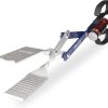 BBQ Croc 3 in 1 Barbecue Tool 18-inch - Extra Light and Long Tongs, Spatula and Grill Scraper (Blue) (18 inch with Flashlight)