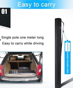 16-39ft Window Cleaning Pole, Water Fed Telescopic Brush Extendable Solar Panel Cleaning Brush Outdoor Washing Equipment Tool Solution Cleaning Photovoltaic and Solar Panels 30cm Brush Head 2