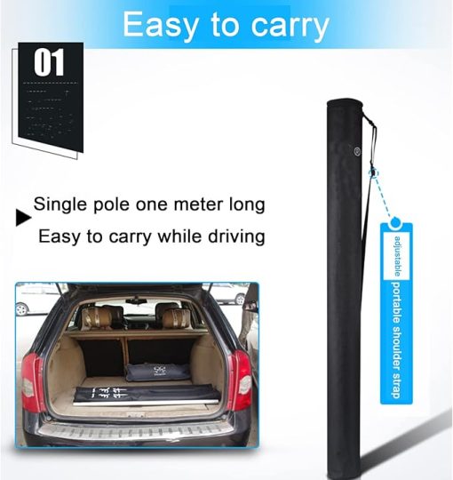 16-39ft Window Cleaning Pole, Water Fed Telescopic Brush Extendable Solar Panel Cleaning Brush Outdoor Washing Equipment Tool Solution Cleaning Photovoltaic and Solar Panels 30cm Brush Head - Image 2
