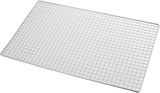 Stainless Steel Grill Net, ，Round Cooling Rack ， Grids Grates Non Stick Grilling Mats Cooking Tools Stainless Steel BBQ Grate Mesh Net Grill Grate Grid BBQ Mat Liner Accessorie BBQ Tool
