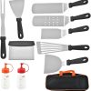 Portable Folding Grill Barbecue BBQ campping Tool Convenient Outdoor campping Party Iron Grill Barbecue Accessories with Handles 4